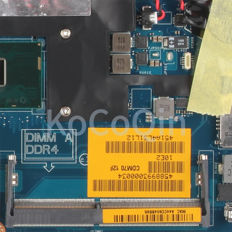 Imagem -03 - Placa-mãe Portátil para Dell Latitude 5480 La-e081p Notebook Mainboard Completo Testado 3965u i3 i5 i7 7th Gen