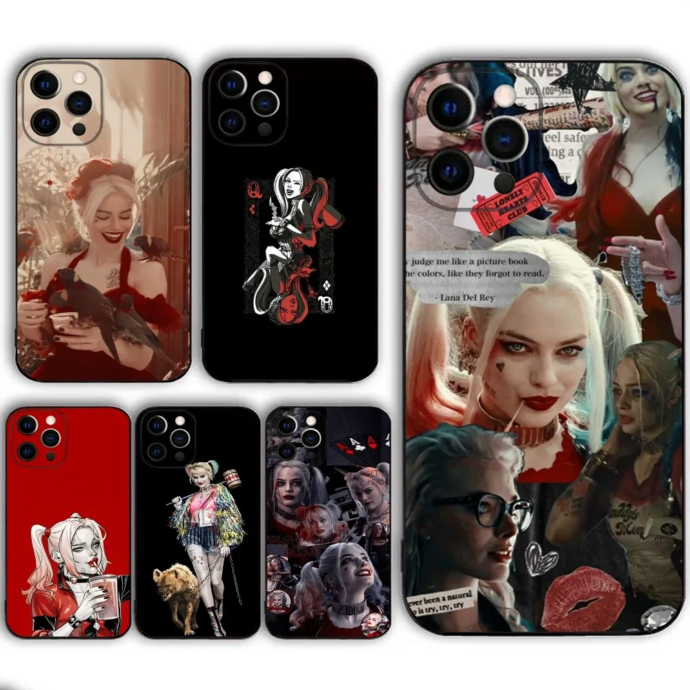 Villain H-Harley Quinn-S Phone Case  For IPHONE 15,13,14,12,Mini ,11, Xr, X ,Xs Pro Max 8, 7 Plus Back Cover