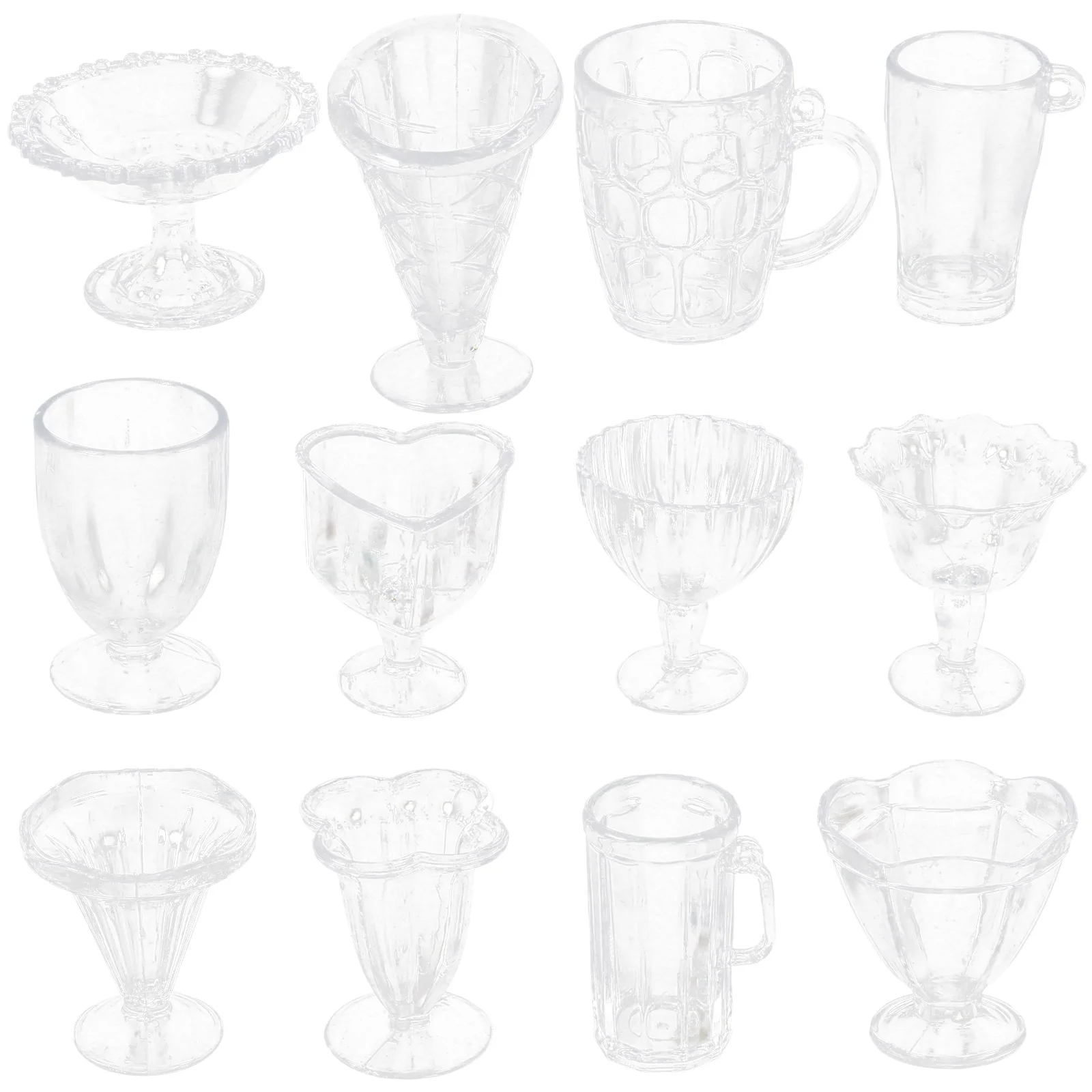 

Mini Kitchen Utensils House Water Cups Miniature Tiny Plastic Kids Gift Mugs Scene Adorns Layout Props Pretend Toys Children’s