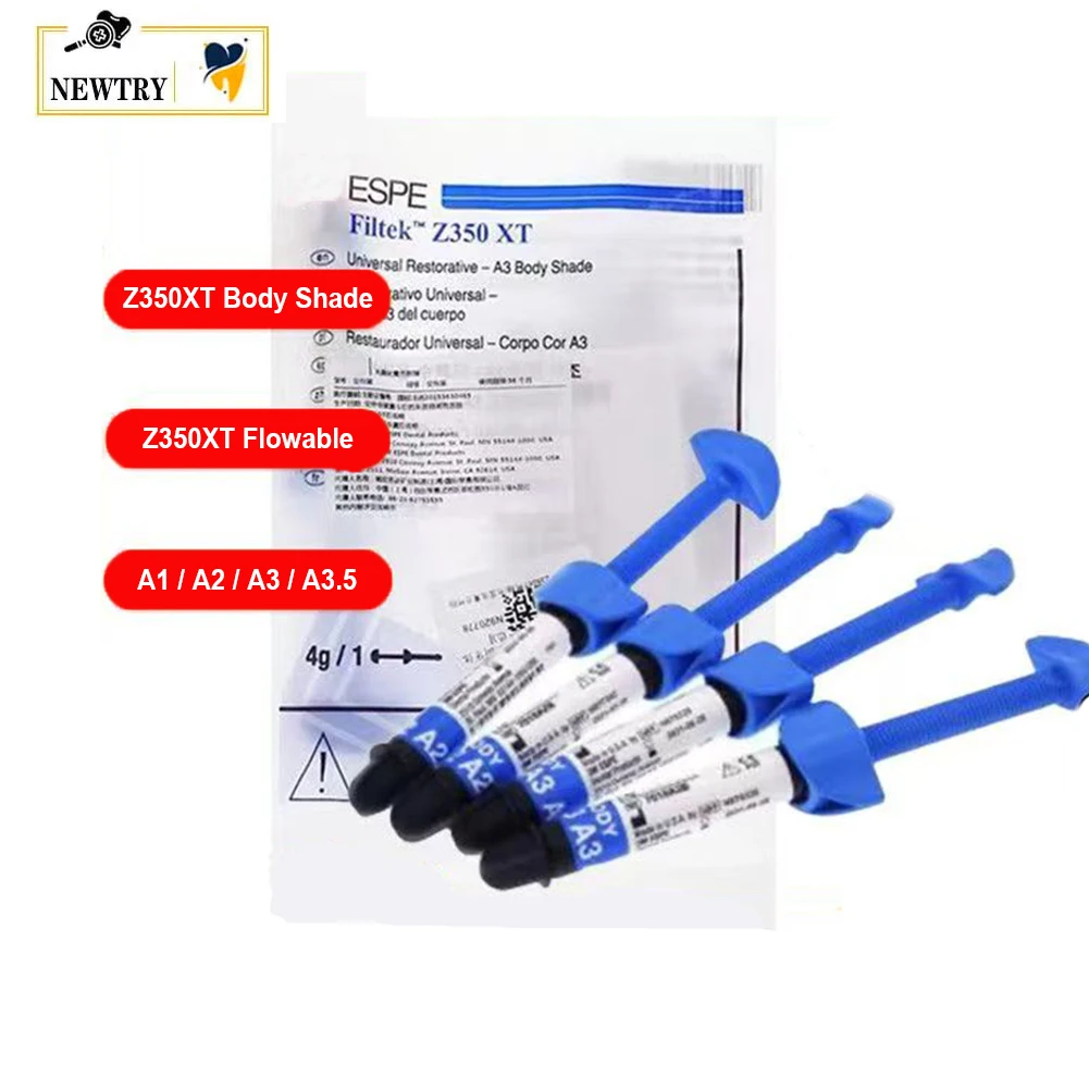 

Light Curing Dental Universal Restorative Resin Z350XT A1B/A2B/A3B/A3.5B Body Shade Z350XT Flowable Tooth Repair Bond Fill Resin