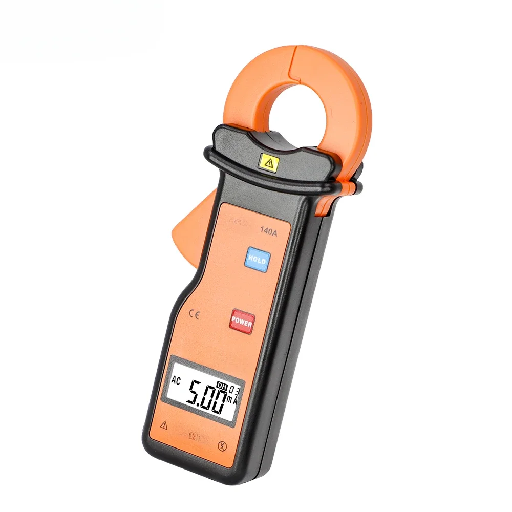 140A Digital Clamp Leaker High Accuracy Leakage Current Clamp Meter Measure Range 0.000mA～60.00A LCD Automatic Tester