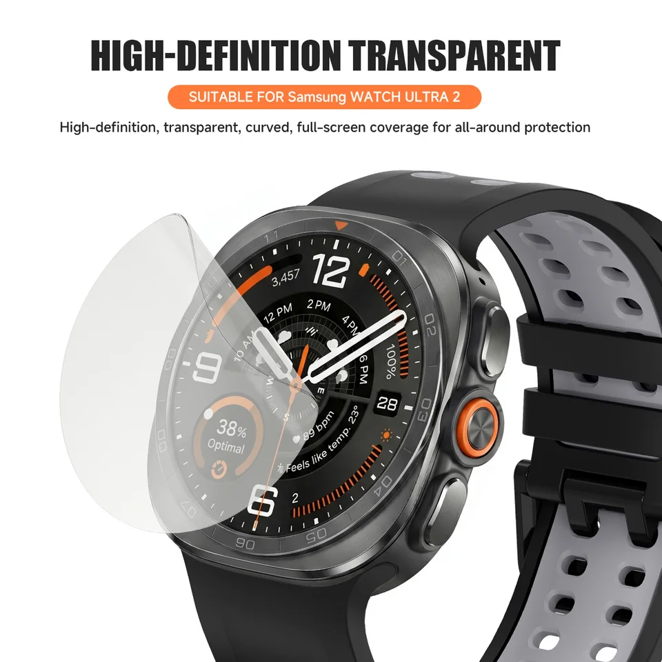 1-5 Unids. Película de Hidrogel para Samsung Galaxy Watch Ultra 2 (2026) 47mm Fácil Instalación Película Protectora Ultra Delgada HD Suave Accesorios 3