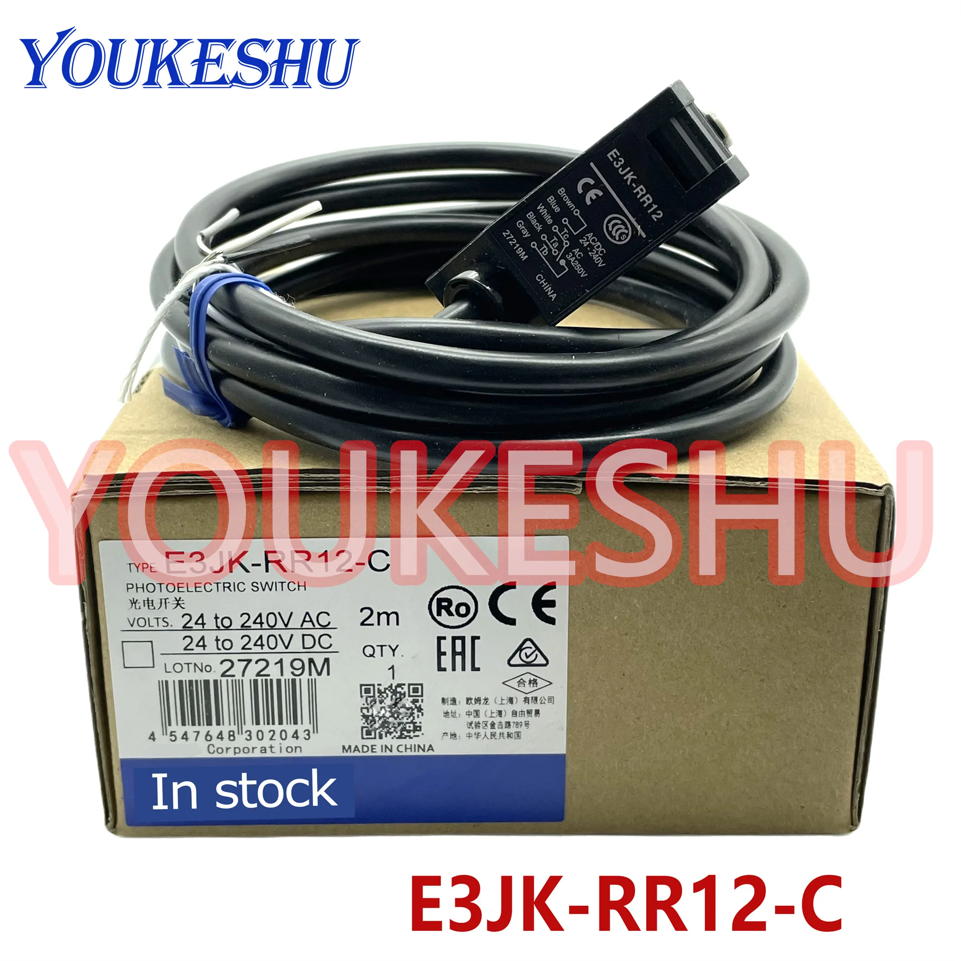 New Original Sensor E3JK-RR12-C E3JK-RR12 2m Photoelectric Switch Sensor