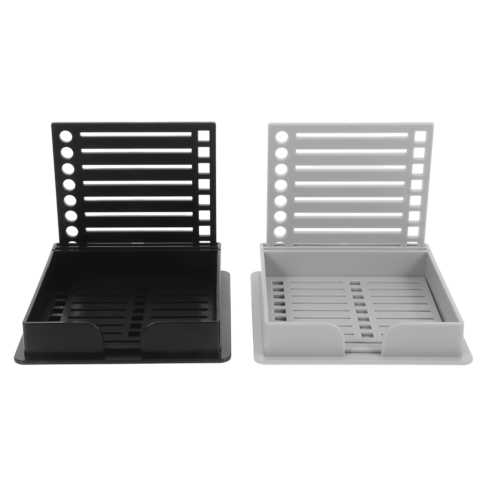 

2pcs Organizer Multifunctional Dispenser Notepad Holder Non Slip Desktop Storage Teacher for Office