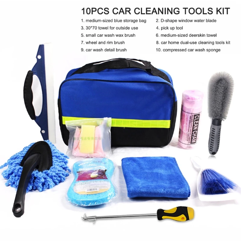 Microfiber Office Microfiber Cleaning Tools Set Dust Wax Washable Drag WaxWasher Dropshipping