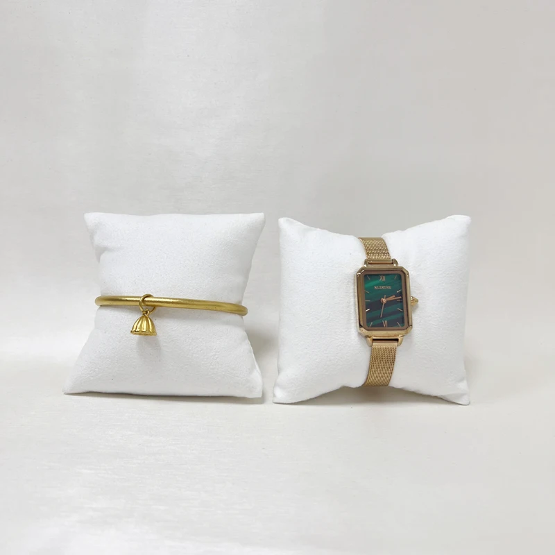 White Velvet Watch Pillow Jewelry Watch Display Rack Bracelet String Display Rack