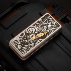 Giroscopio Fidget EDC, tarjeta de empuje ilimitada de ocho tubos, tarjeta de golpe para adultos, oficina, ocio, entretenimiento, juguete de descompresión de Metal