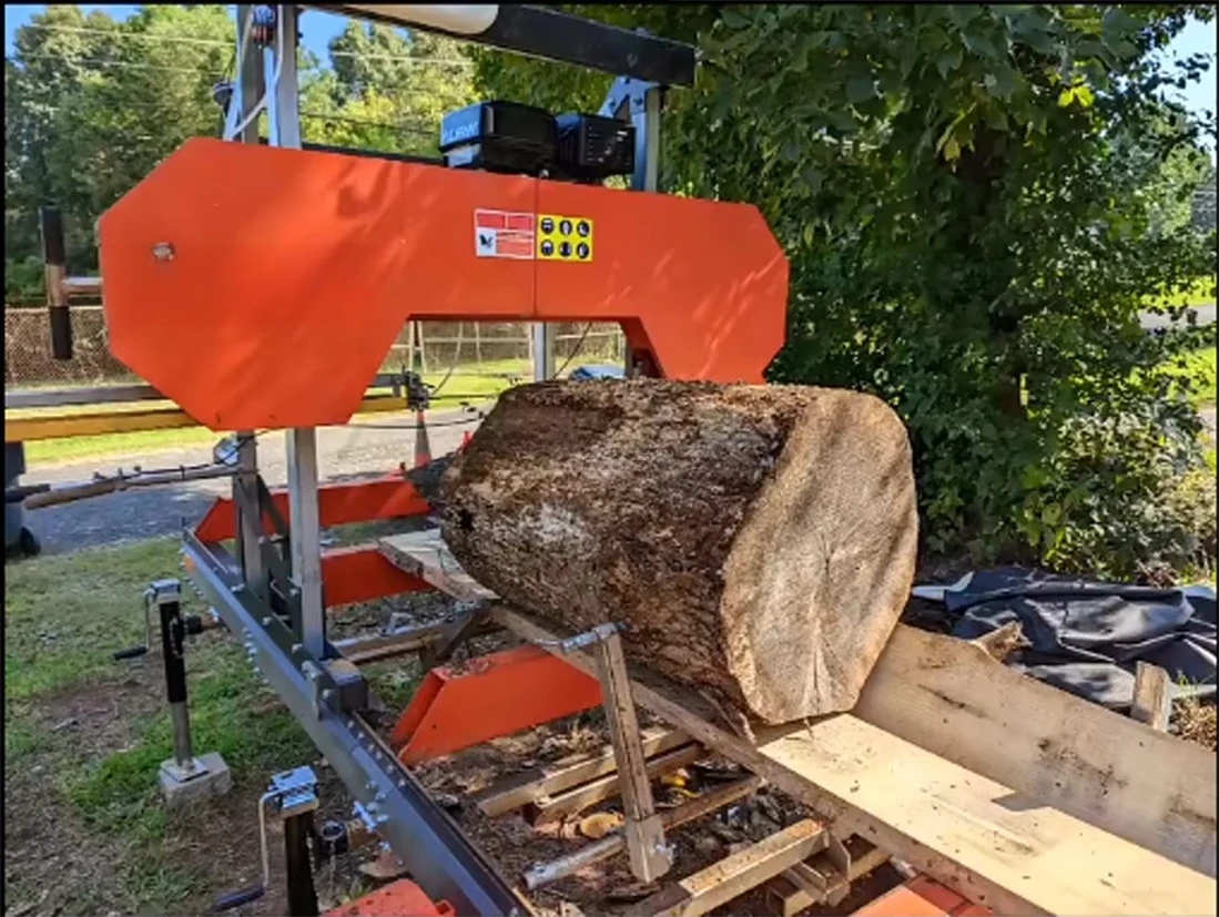 31-Inch Portable Band Sawmill with CE EPA Certification New Horizontal Design for Home Use and Retail Core Component Motor