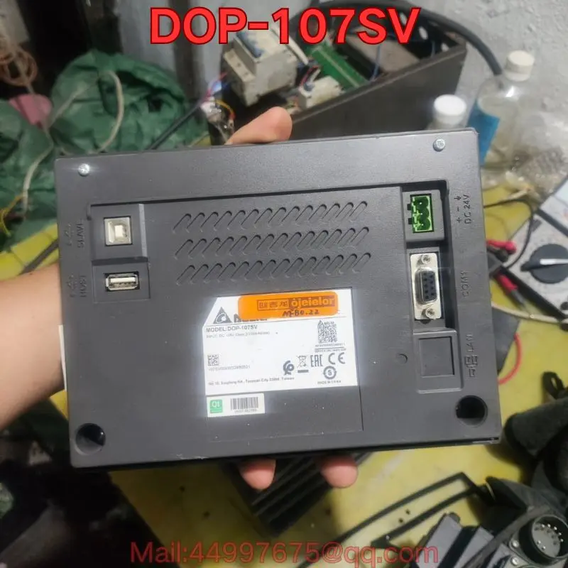 

Проверка функциональности сенсорного экрана DOP-107SV б/у: нормально. Последние цены на 2026 год.