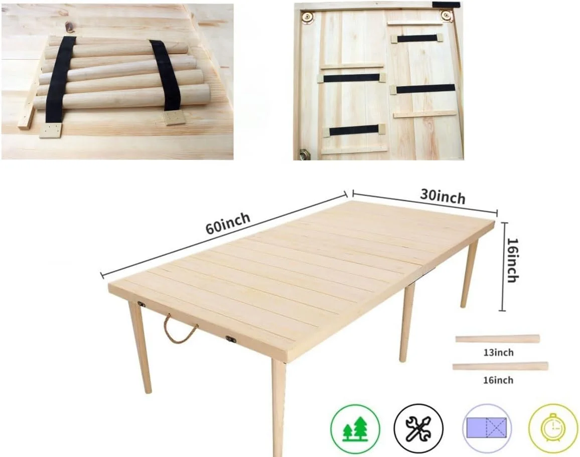 Boho Style Portable Pine Picni - Outdoor Camping Decor Ideas recension och pris
