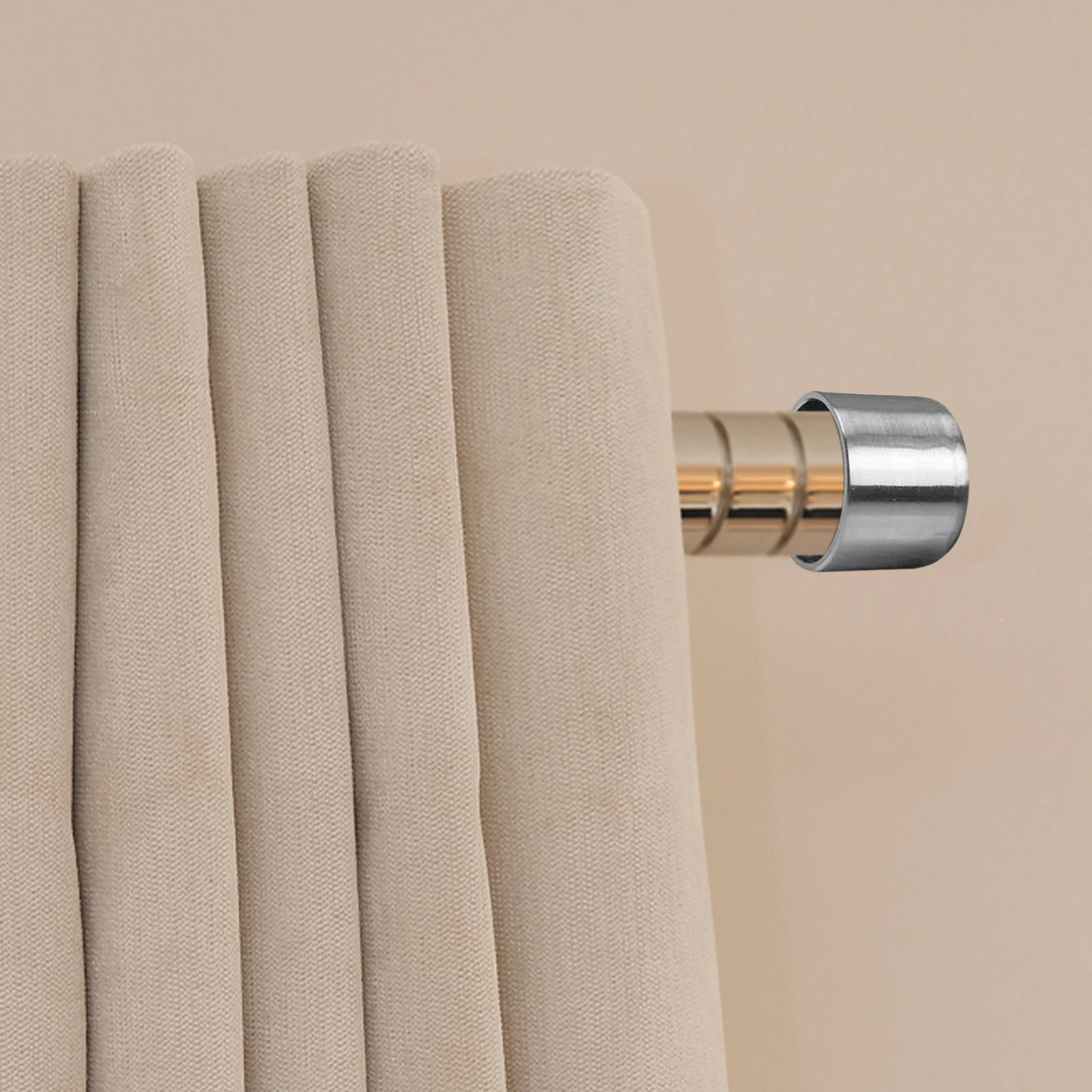 

2pcs Metal Curtain Rod Finials Decorative End Caps For Curtain Rods Vintage Window Pole Ends Alloy Replacement