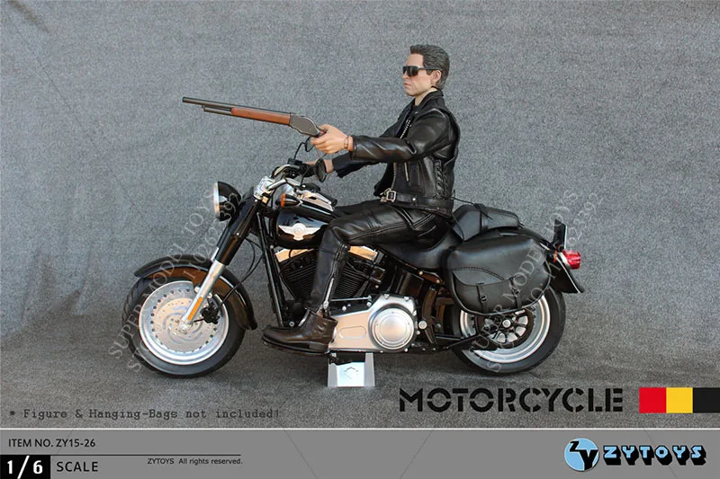 ZYTOYS T-800 1/6  Scale Male Soldier Heavy Duty Motorcycle Two Color Locomotive Fit 12-inch Action Figure Model In Stock