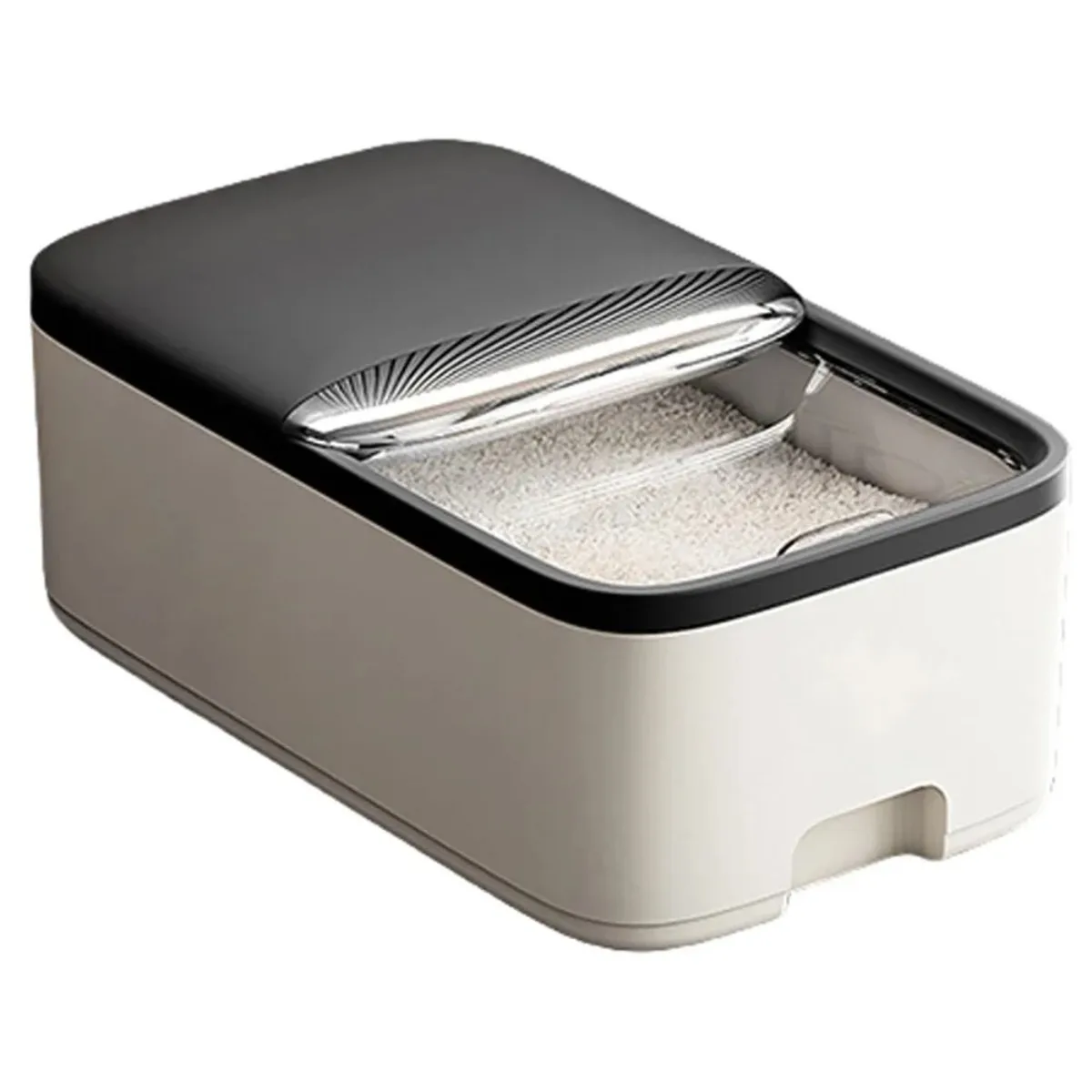 

Rice Storage Container Airtight Grain Dispenser Measuring Cup Large Capacity Food Storage Jar Kitchen Organizer Moisture Proof