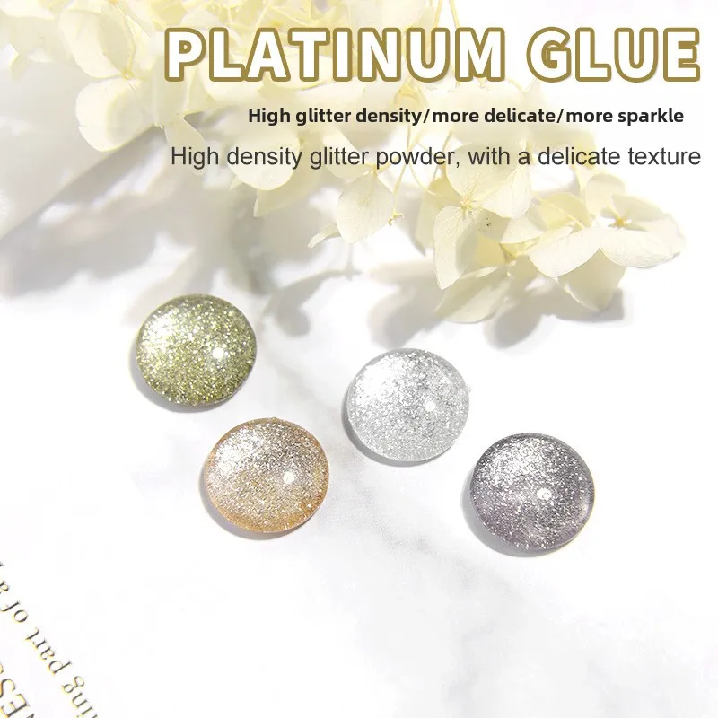 البلاتين مسمار الغراء هلام سوبر البريق البولندية الفضة الذهب ارتفع بريق الكتابة على الجدران شريط سحب خط هوك الموضوع العلاج بالضوء مانيكير