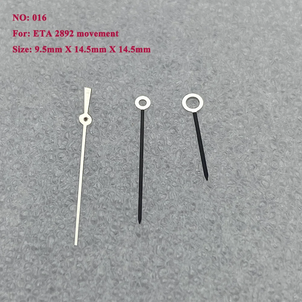 Three-pin Watch Accessories with Six Kinds of Colors Watch Pointers Suitable for 2824 2892 Movement Men's Watch Needles