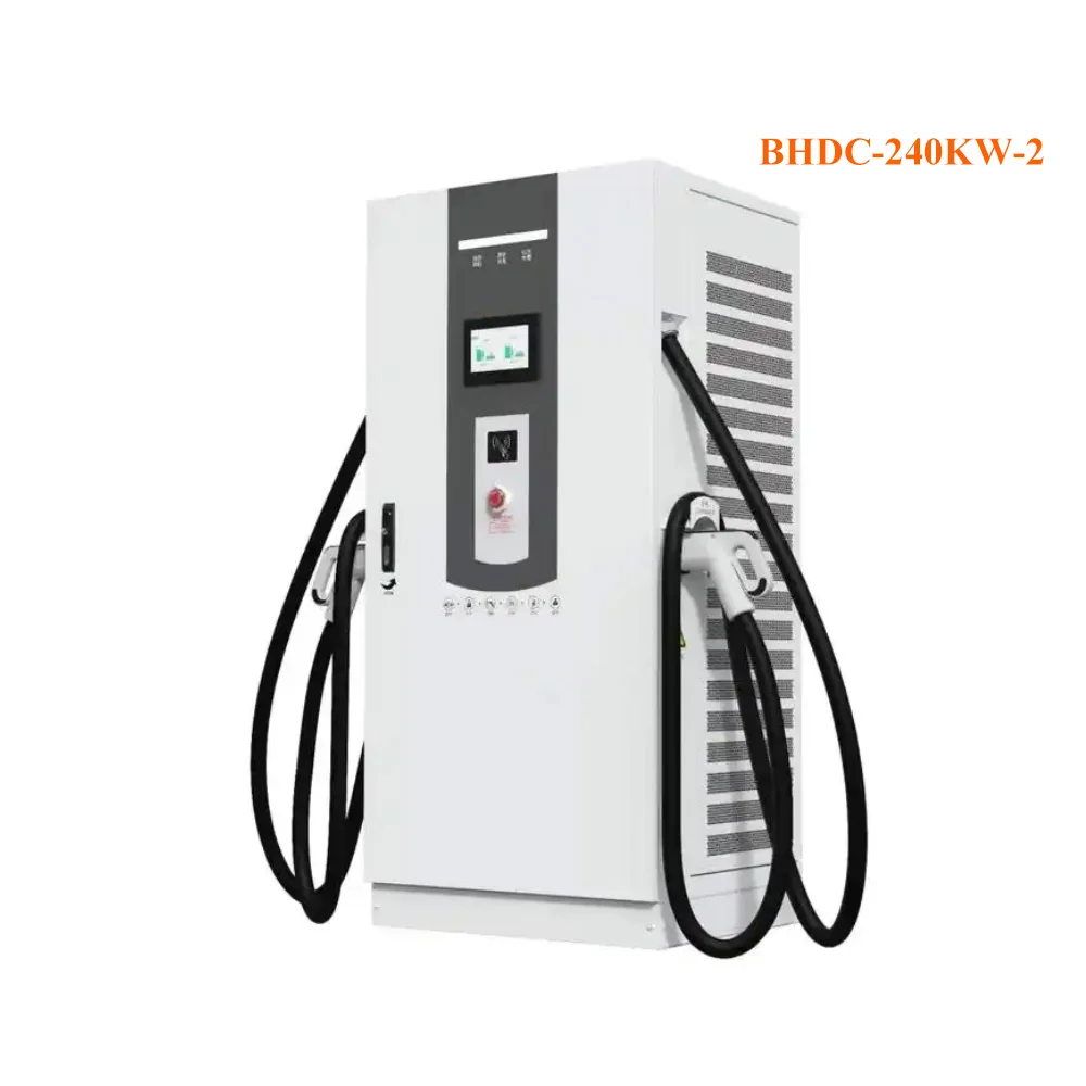 Estación de carga rápida para vehículos eléctricos CC, precio de 60-240KW, estación de carga de pie, cargador de vehículos comerciales de nueva energía