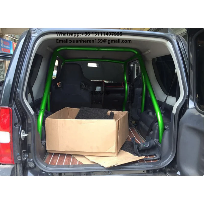 Steel Roll Cage Frame for Suzuki Jimny 1999-2018 Racing Car Modification with Accessories to Prevent Rollover & Strengthen Body