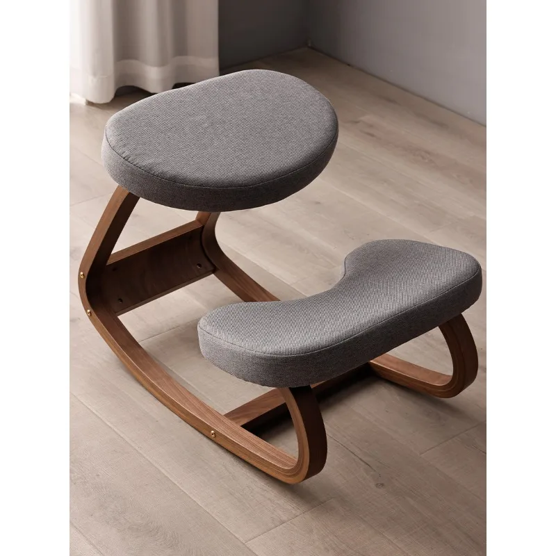 Engineering  chair home comfortable sedentary staff office chair solid wood children's study chair sitting posture correction