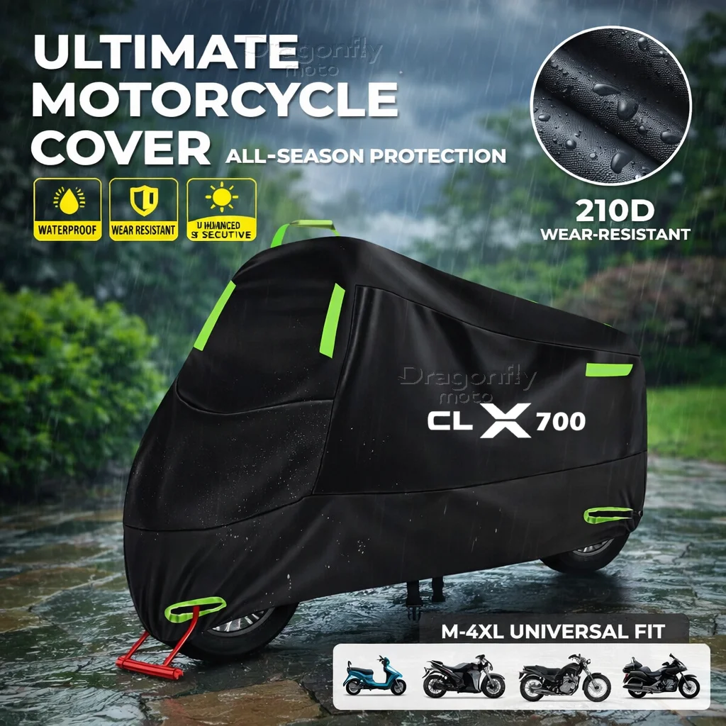 

For CFMOTO CLX700 700CLX 700 CLX Sport Heritage 2021-2026 Motorcycle Cover Waterproof Outdoor Scooter UV Protector Rain Cover