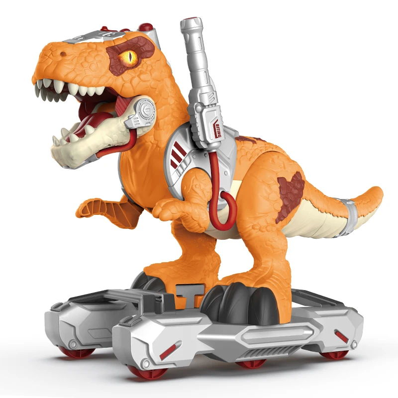 

Hxl Dinosaur Toy Car Electric Walking and Sitting Sliding Tyrannosaurus Boy Gift