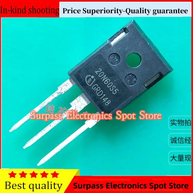 50PCS-100PCS  SPW20N60S5 20N60S5  TO-247 600V 20A MOS Price Superiority-Quality guarantee