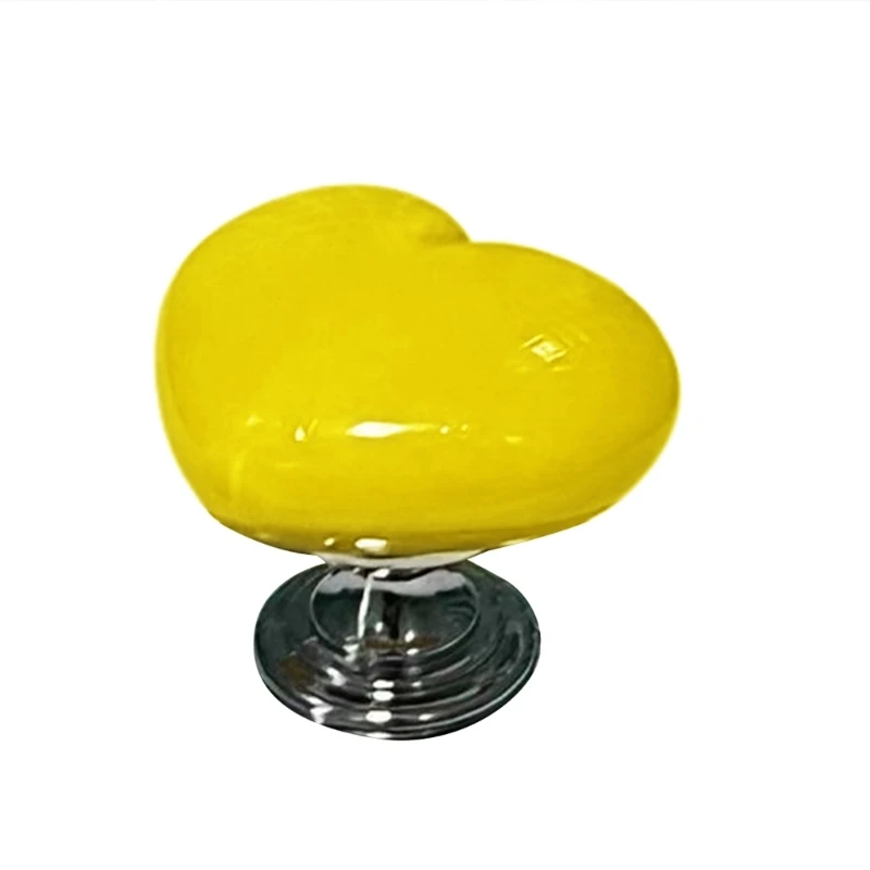 Nút nhấn bồn cầu hình trái tim đầy màu sắc Nút nhấn bồn cầu để trang trí phòng tắm 4 chiếc Dropship