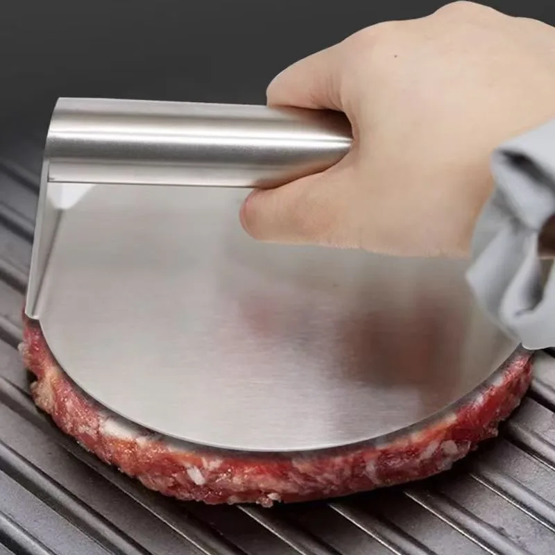 

Non Stick Hamburger Press Stainless Steel Kitchen Accessories Burgers Press For BBQ Square Circular Meat Press Tool meatball