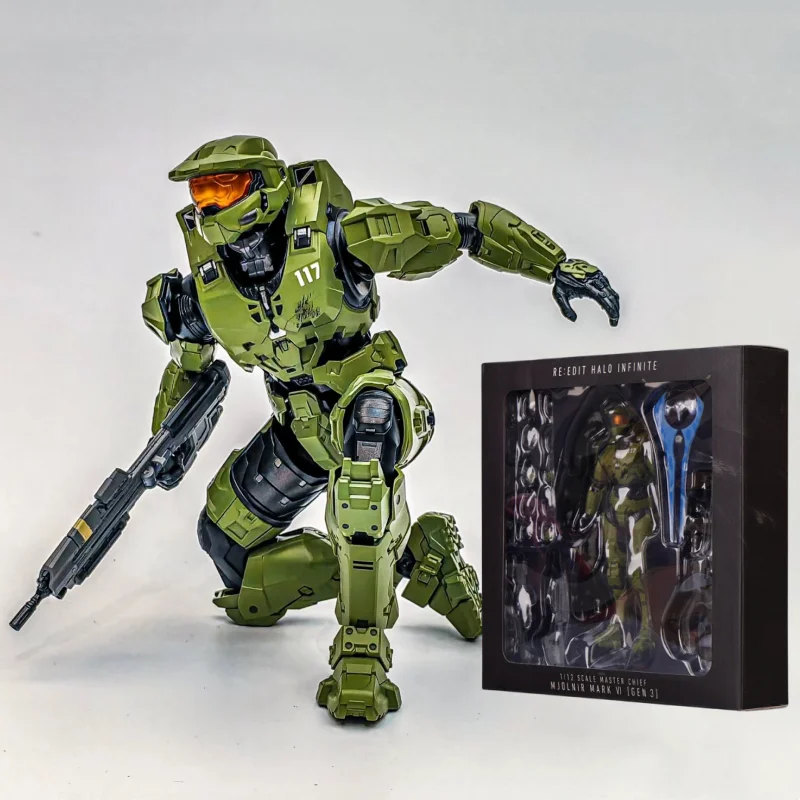 18cm Halo Infinite Master Chief Mjolnir Mk Vi 1/12 Scale 17.5cm 6\