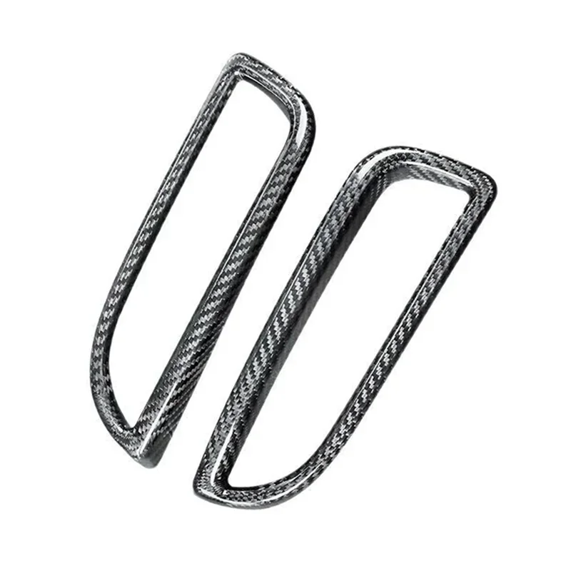 

X-T Real Carbon Fiber Car Exterior Accessories Rear Fog Lamp Frame Trim Decoration Protection For Fiat 500/500 Abarth 595,R