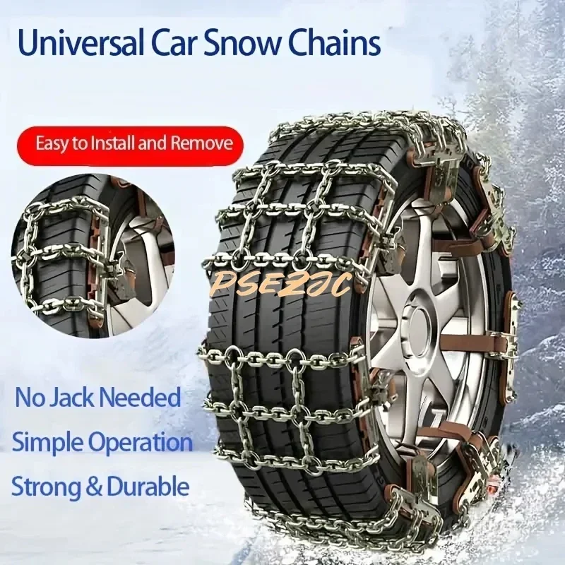 Car Tire Anti-skid Chain, Snow Emergency Anti-skid Chain, Sedan SUV, Ice Breaking Anti-skid Universal