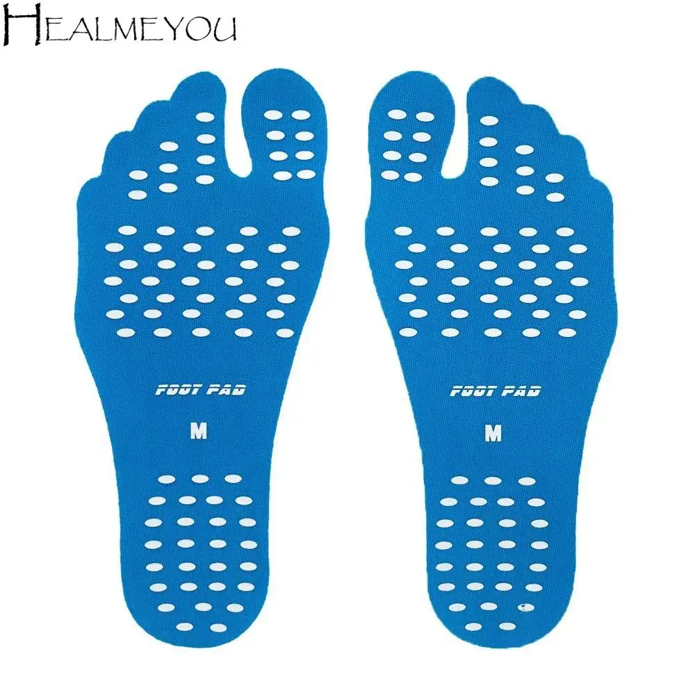 

Non-slip Adhesive Insoles Silica Gel Anti Slip Invisible Shoe Pad Barefoot Stick Footpads Sticker Beach Shoes Swim Pool