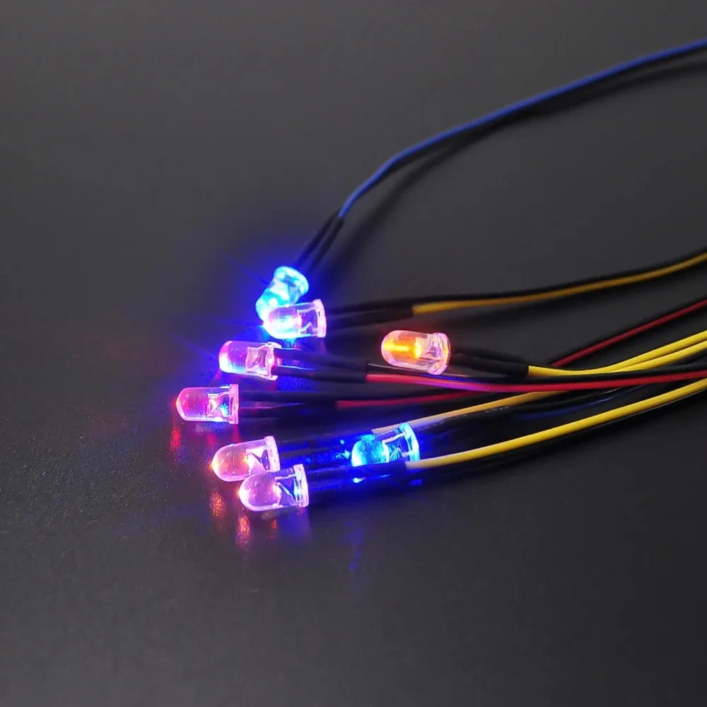 DUMBORC FZD Simulation Licht Controller LED System Kit 4,2-12,4 V für 1/10 1/8 RC Auto Lkw Boot TAMIYA CC01 4WD Axial SCX10 Teil – Detail 10