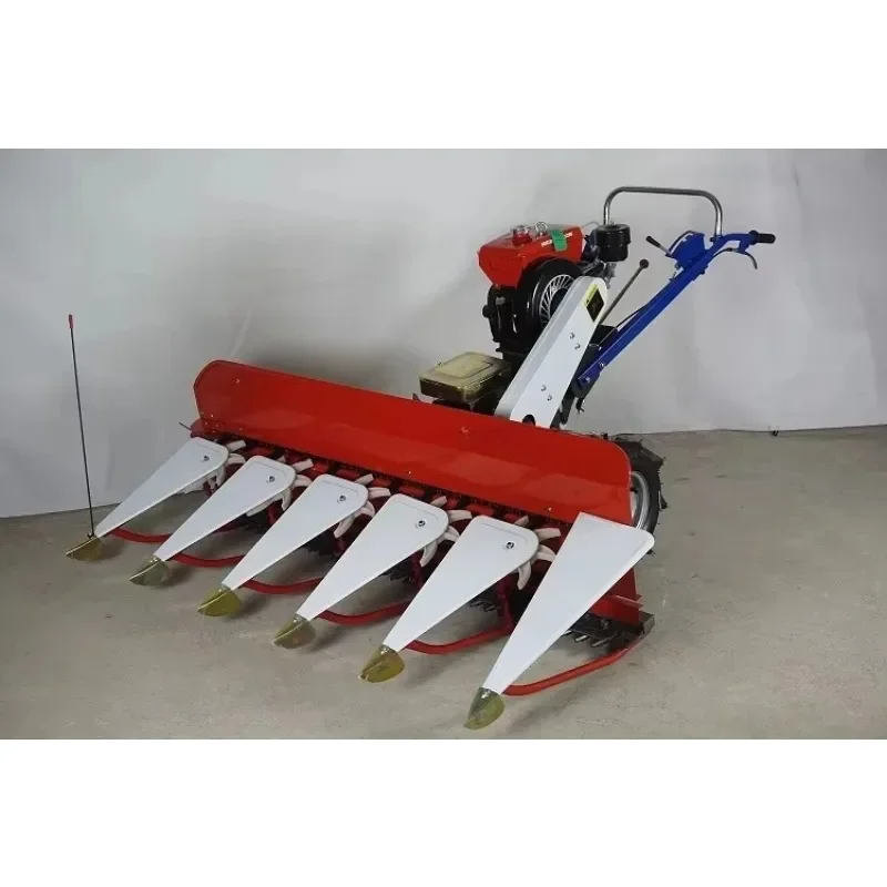 

Gold seller Mini Hand Push Wheat Paddy Rice Reaper Harvester Grass Cutter Binder Machine 1