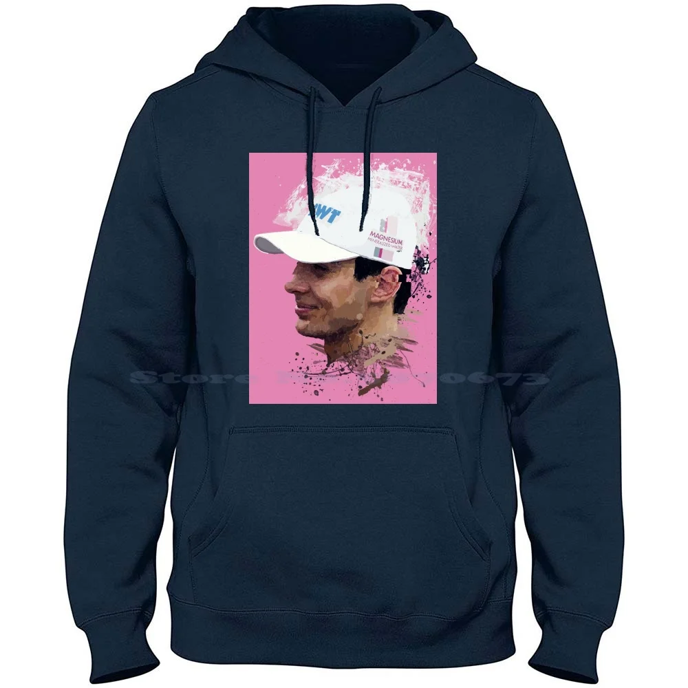 Esteban Ocon Digital Painting 100% Cotton Hoodie Esteban Ocon Sahara Force India Driver Racing Karting Speed