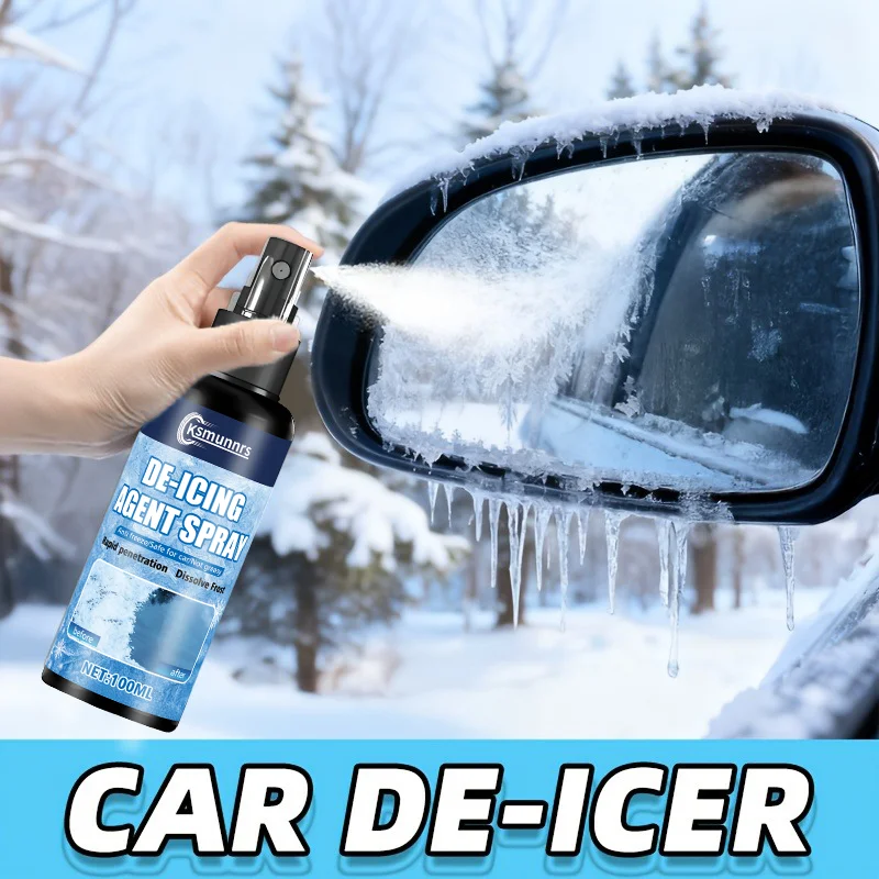 Motorcycle Gear Essentials - Winter Windshield De-Icing Spray Quick Ice