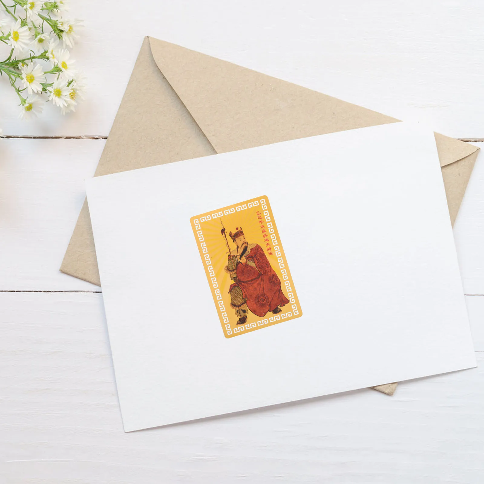 

10Pcs Tai Sui Amulet Card Elegant Aluminum Alloy Feng Shui Charm for Good Fortune Portable Amulet Decor for Office Car Home Use