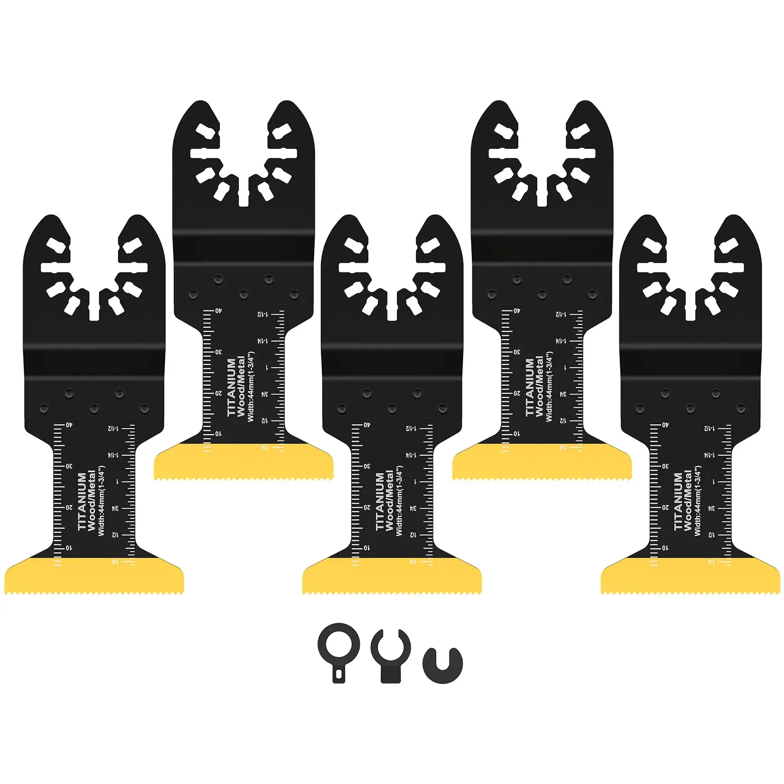 5 sztuk zestaw brzeszczotów oscylacyjnych tytanowe bimetaliczne oscylacyjne ostrze wielofunkcyjne uniwersalne ostrze narzędzia oscylacyjne do cięcia