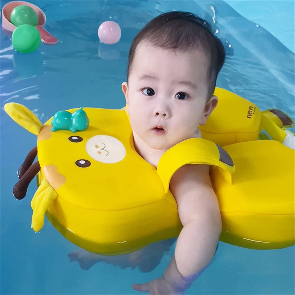 

Baby Floating Row Swimming Pool Ring Non Inflatable Infant Swim Buoyant Rings For Toddlers Kids Ages 6-36 Months Party Float Bed