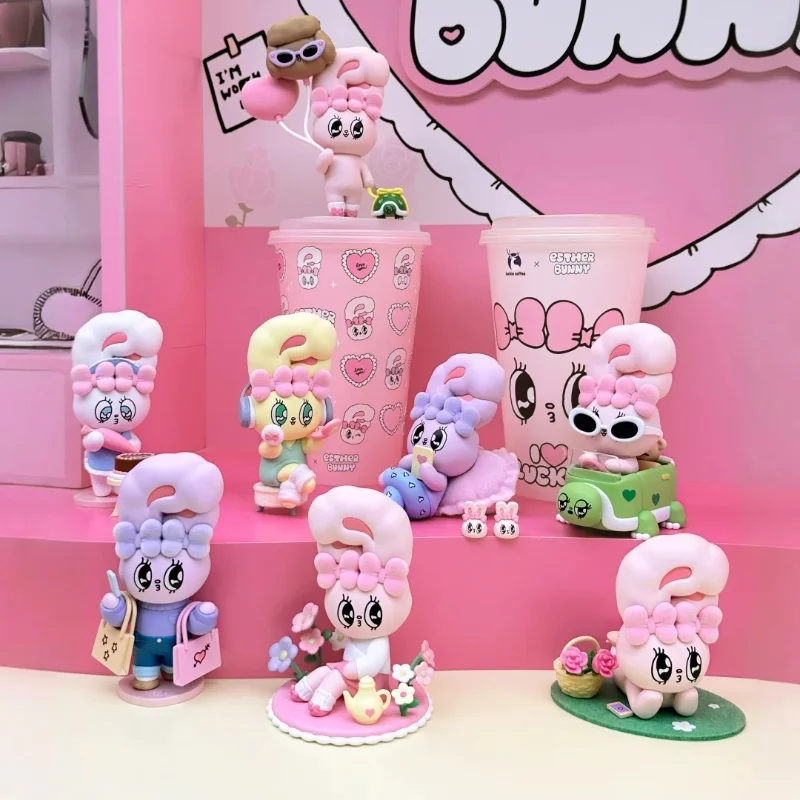 

Подлинная новинка 2025 года, стиль TOYZEROPLUS Esther Bunny Holiday Time Series, слепая коробка, милая фигурка, украшение для игрушки, загадочная коробка