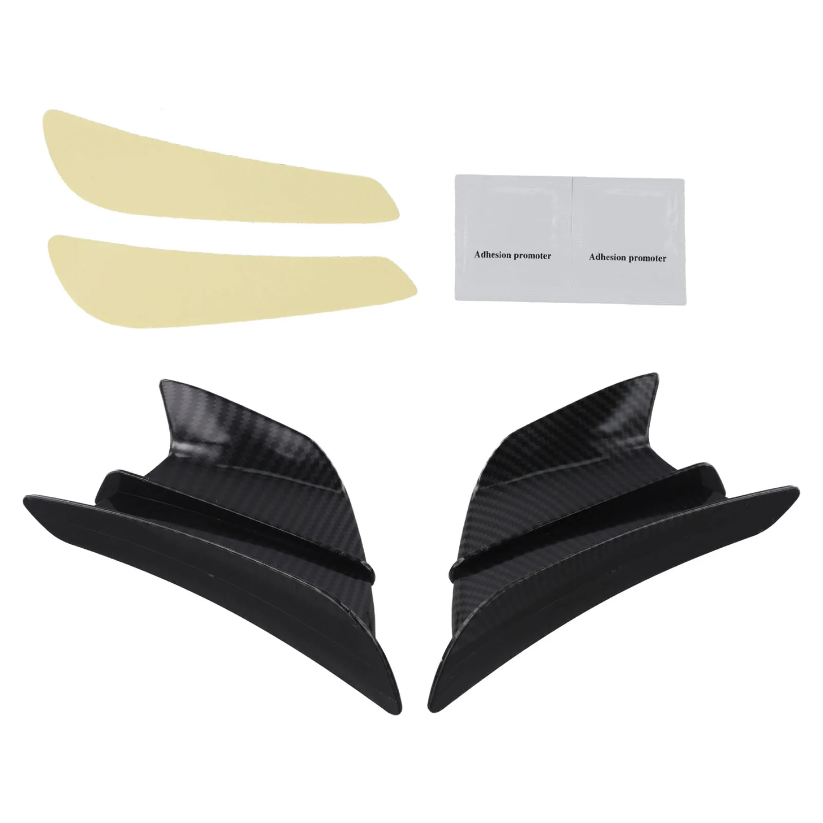 Carbon Rear Wing Aerodynamic Wings Racing Stability Motorcycle Enhancement Visual Enhancement Easy Installation For V2 V4