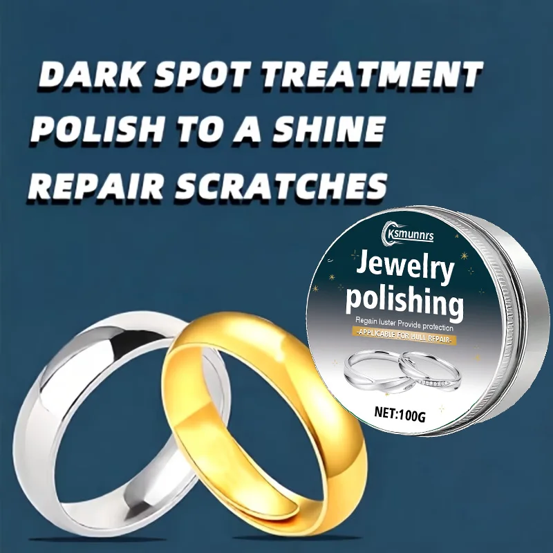 Premium Jewelry Polishing Compound Black  Safe for Gold/Silver Restores Shine Easy Application for Rings And Jewelry