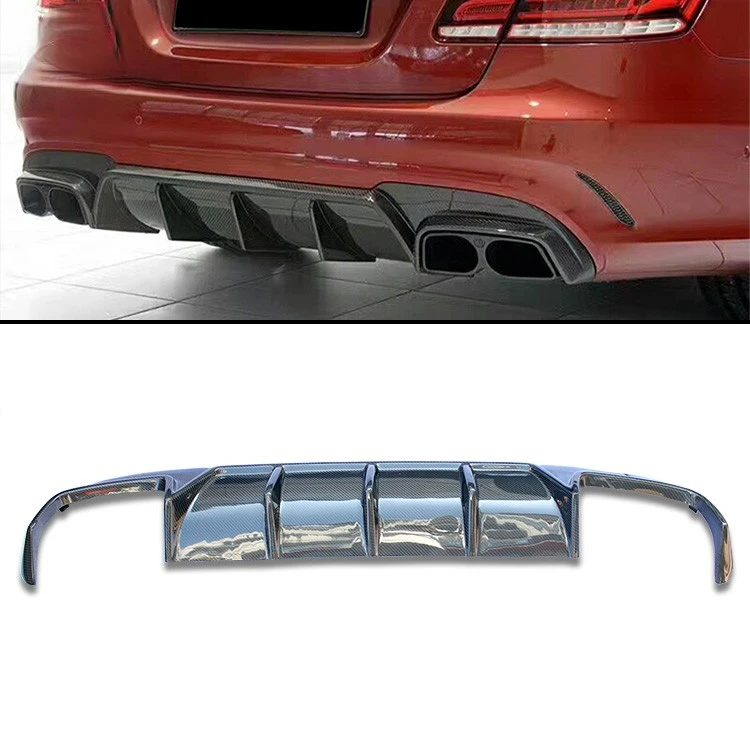 Carbon fiber rear diffuser For E-Class W212 2014-2016 Bbas Style car Rear Bumpers Diffuser