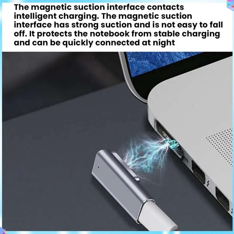 N93R نوع C المغناطيسي USB PD محول ل Magsafe1 برو USB C أنثى شحن سريع محول قابس مغناطيسي