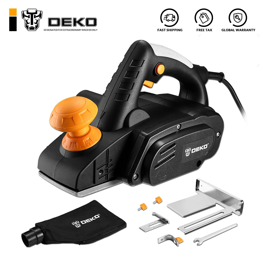 다이나믹 에어쿠션 데코 DKEP900 220V 900W 전기 평면 평면 손으로 전원 도구 나무 절단 액세서리와 함께 개최