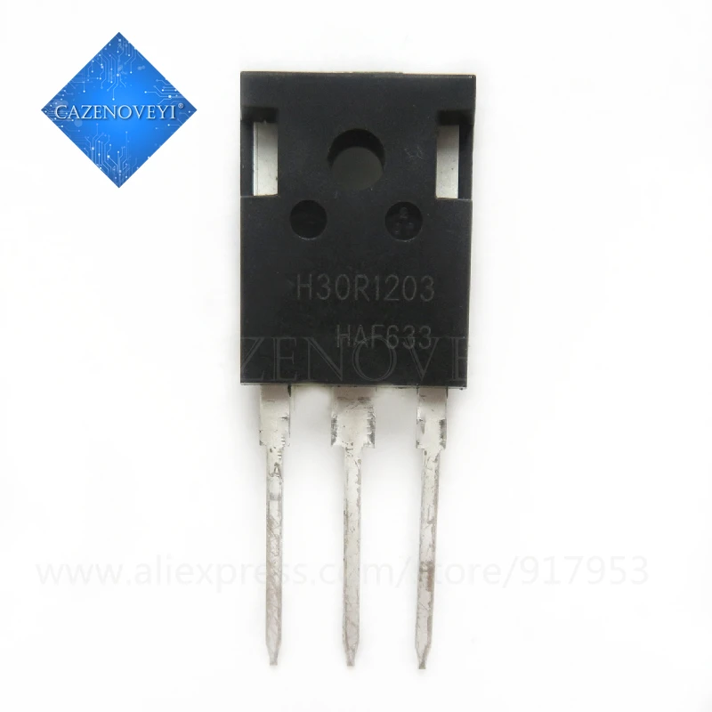 1pcs/lot IHW30N120R3 H30R1203 IHW30N120R2 H30R1202 IHW30N120R H30R120 TO-247 30A 1200V  IGBT Transistor In Stock