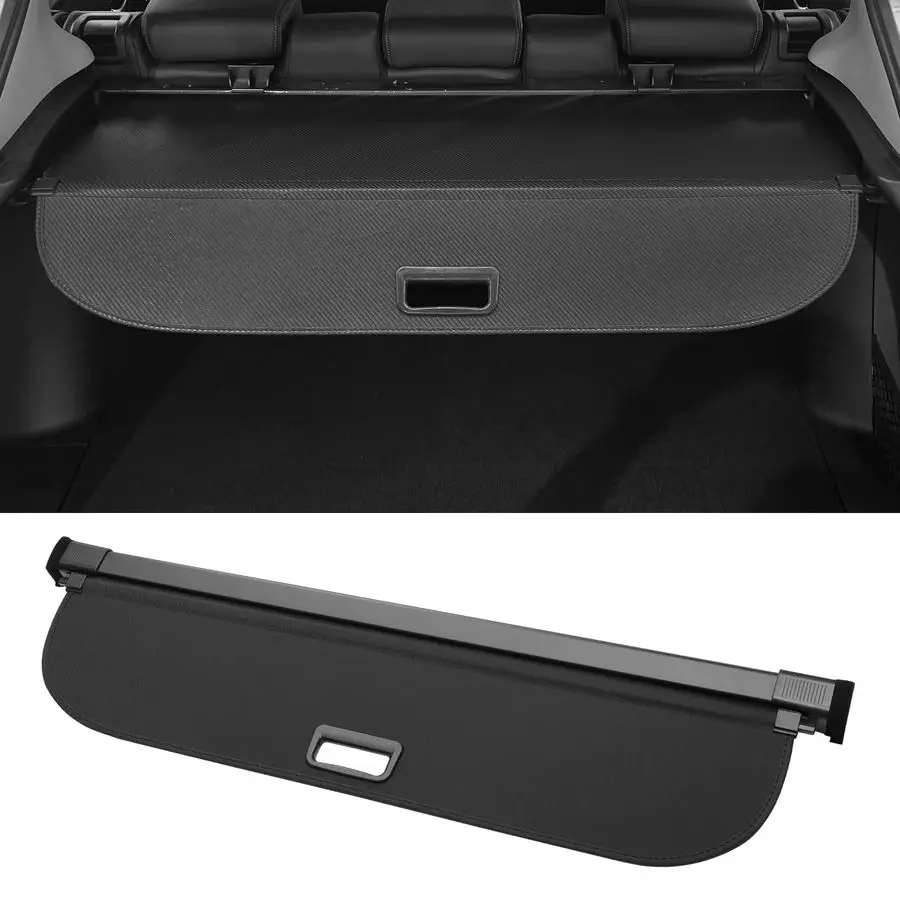 

Car Trunk Retractable Cargo Cover for Audi Q3 20152018 Rear Trunk Parcel Shelf Luggage Security Shield Shade, Canvas, Gloss Blac