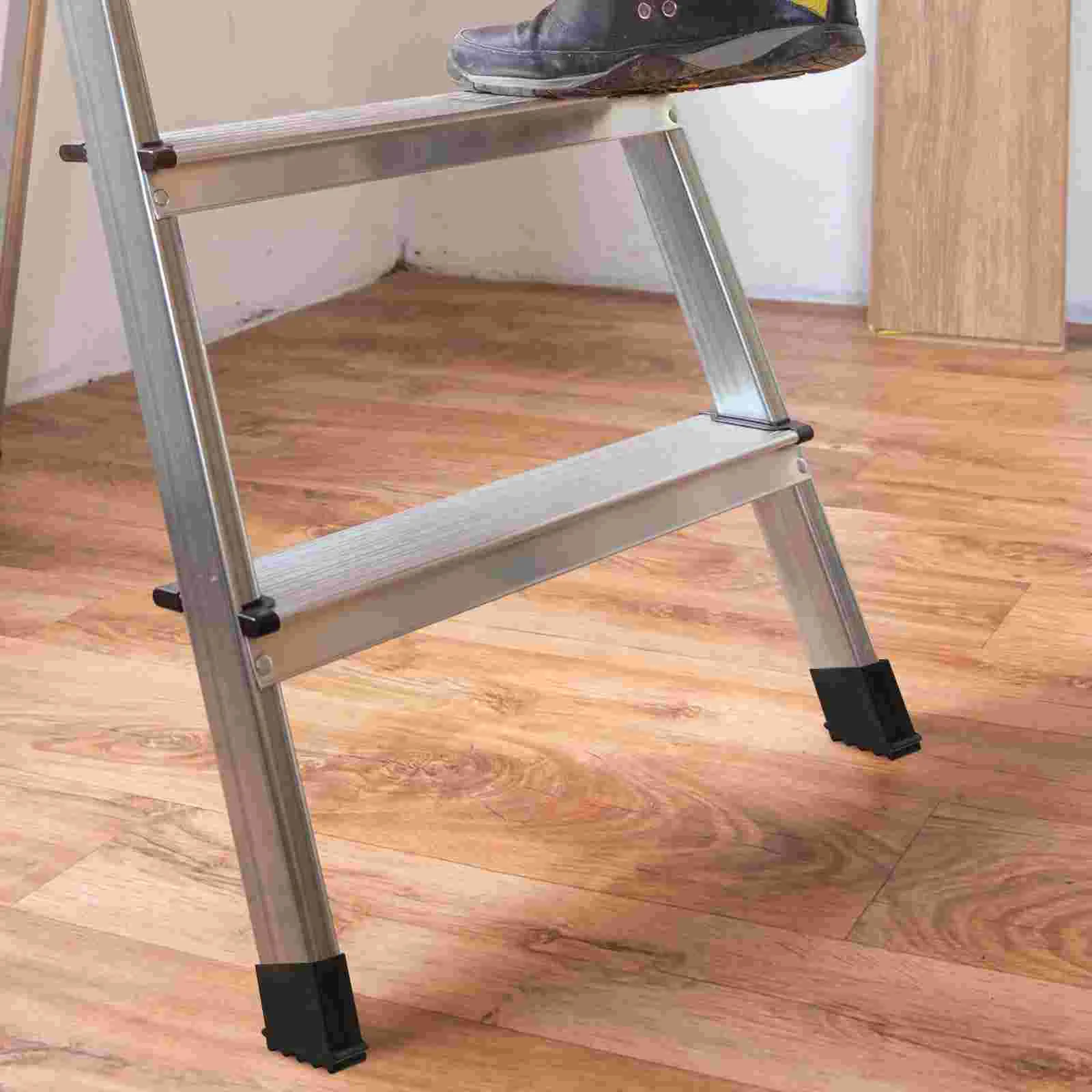 Almohadillas de goma para escalera plegable, cubiertas sin pies, alfombrilla para muebles, protectores de repuesto para sillas, accesorios, escalón