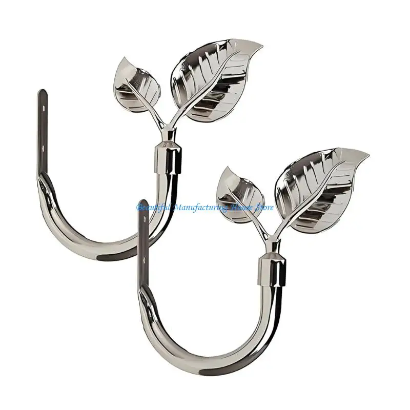 E56A Curtain Tiebacks Curtain Holdbacks Curtain Hooks Curtain Tie Backs Wall Mount Curtain Holder Curtain Pull Backs