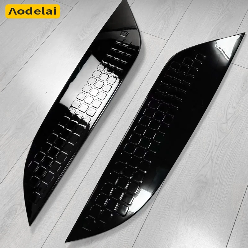 Exterior Accessories 2PCS Bonnet Air Vent Set For 2020-2026 Land Rover L663 Defender 90 110 130 Cover Decorative Panel 4