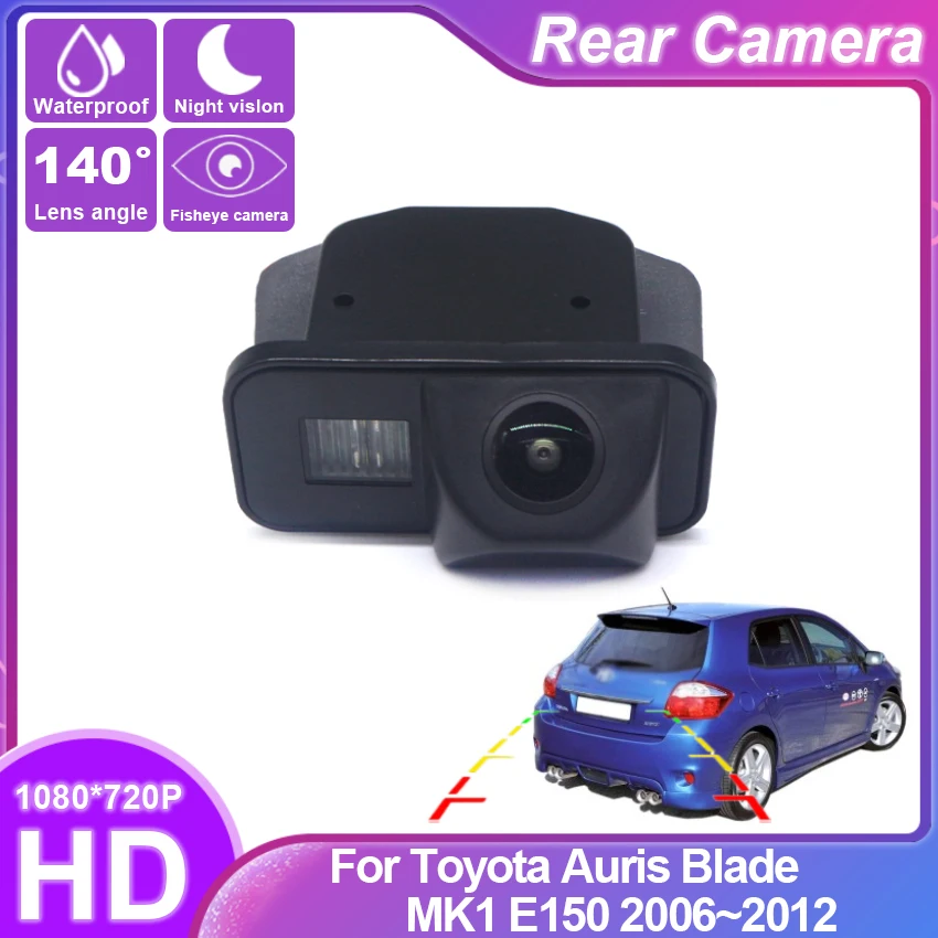 

HD Car Back Up Rear View CCD Camera For Toyota Auris Blade MK1 E150 2006 2007 2008 2009 2010 2011 2012 Night Vision Auto Reverse